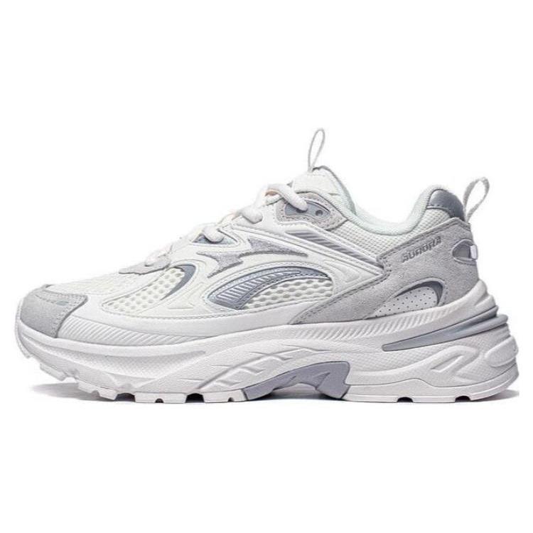(WMNS) Li-Ning Aurora 2K White Grey Women s AGCT108-1 EU 37
