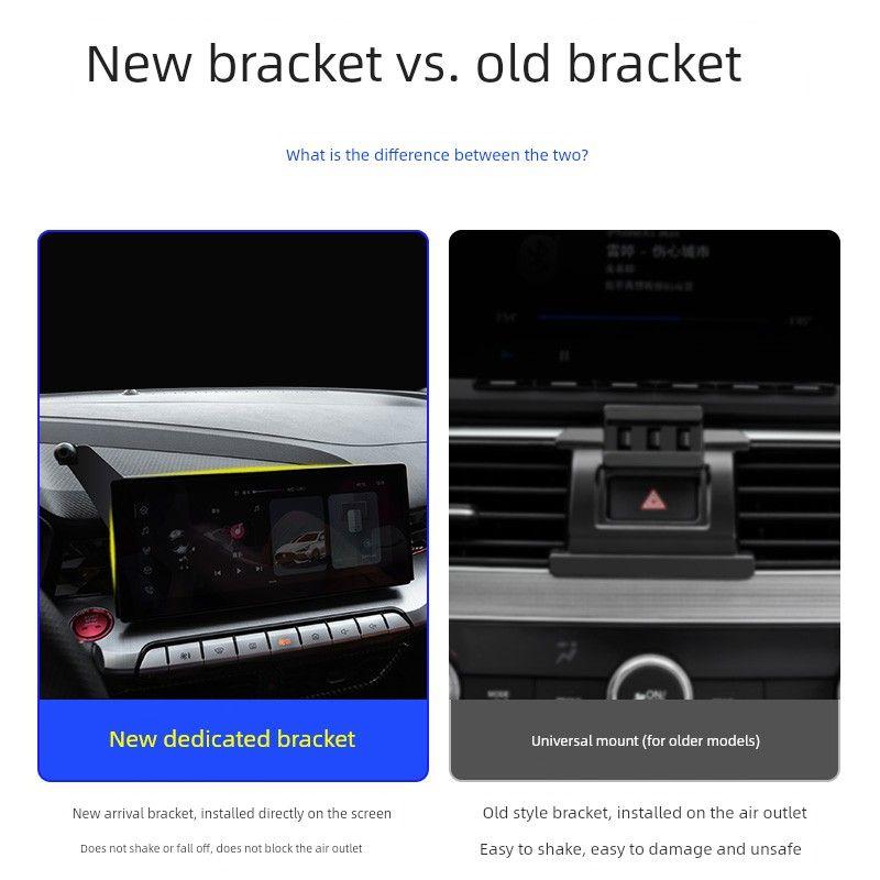 Specially Designed for Mg5/Mg7 Mobile Phone Car Mount Screen Type Saic Mg5 Mobile Phone Holder Modification Parts