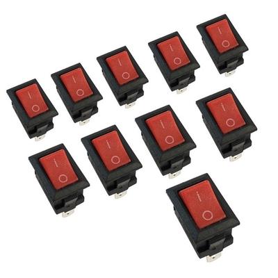 Interruttori SPST a levetta ON/OFF a 2 pin per auto, camion, barche, 3A 250V 6A 125V