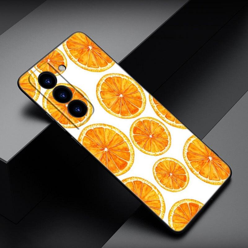 Summer Fruit Cherry Phone Case For Samsung Galaxy S22 Pro S21 S20 FE Ultra S10 Lite S10 S10E S9 S8 Plus Soft TPU Black Cover