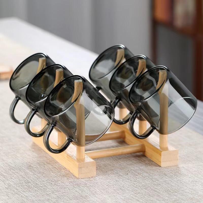 Shangqi Glass Stewing Teapot with Walnut Beam Handle