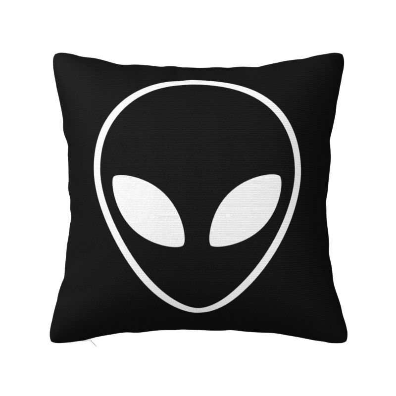 Custom Space Alien Cushion Cover 40x40cm Velvet Throw Pillow Case for Sofa Car Square Pillowcase Home Decor