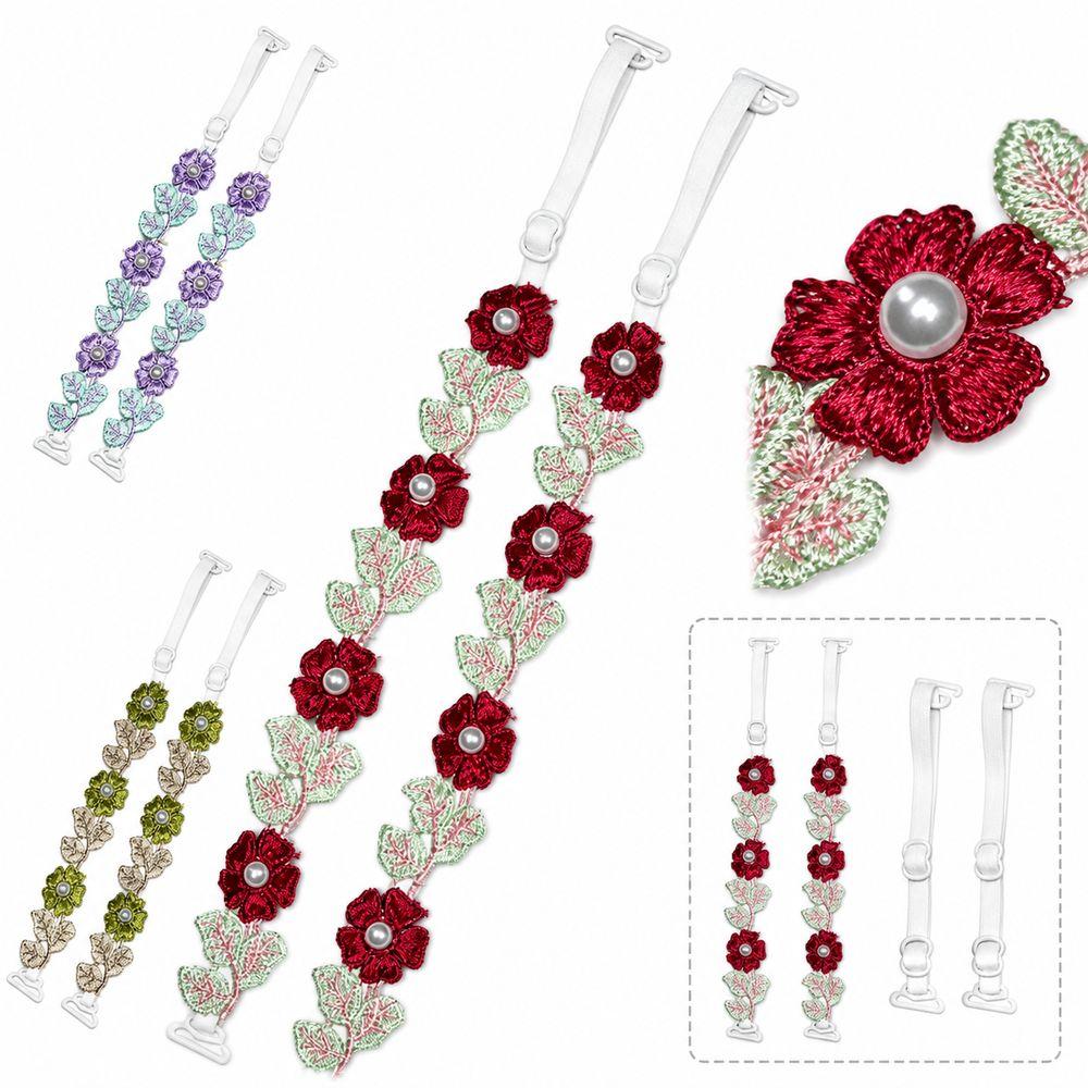Removable Floral Bra Straps Lace Shoulder Straps New Floral Shoulder Belts
