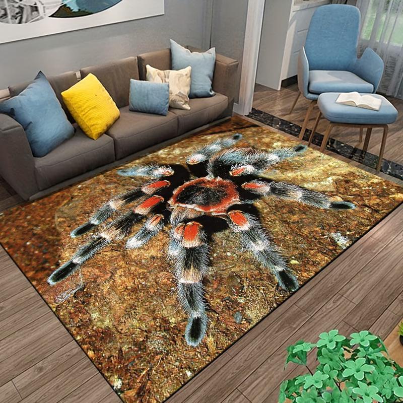 spider Carpet For Living Room Game Rugs Soft Floor Cartoon Rugs Bathroom Rug Mat Yoga Mat Home Decor  decoration chambre