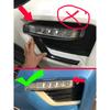 For Ford Explorer ST U625   ABS Chrome Front Fog Light Lamp Cover Trim Molding Bezel Garnish Sticker