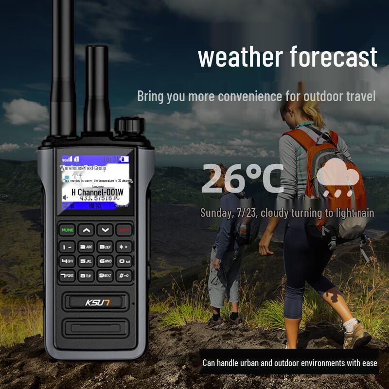 KSUN CT60 Dual-Mode 5G PoC Two-Way Radio with GPS (CN version)