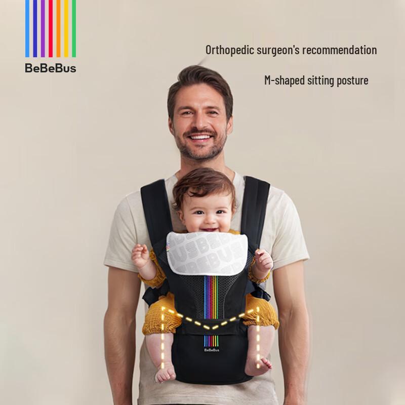 bebebus Ergonomische Ganzjahres-Babytrage mit Hüftsitz