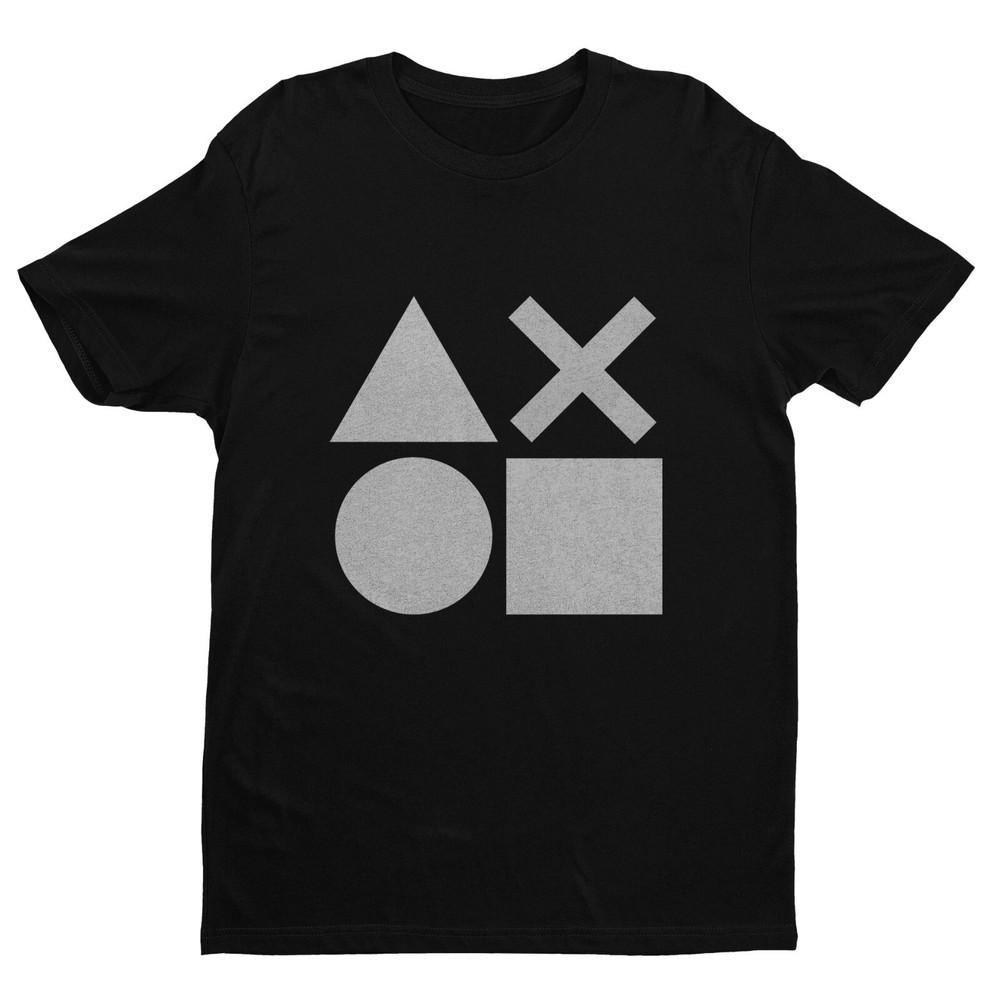 PSX Buttons Symbol Premium Unisex T Shirt  Exclusive Design XL