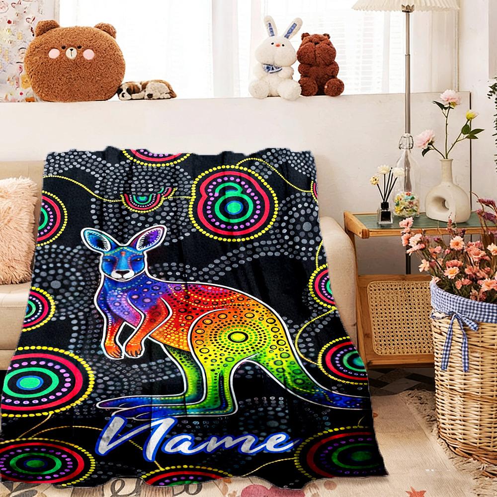 Football Player Home Customize Your Name Blankets Comfortable Soft Lightweight Allseason Multipurpose Blanket For Picnics Sofas Offices Beds Living