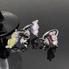 Butterfly Language Series Butterfly Open Ring Female Niche Design Ring Cold Wind Advanced Sense Dripping Oil Personality Index Finger Ring