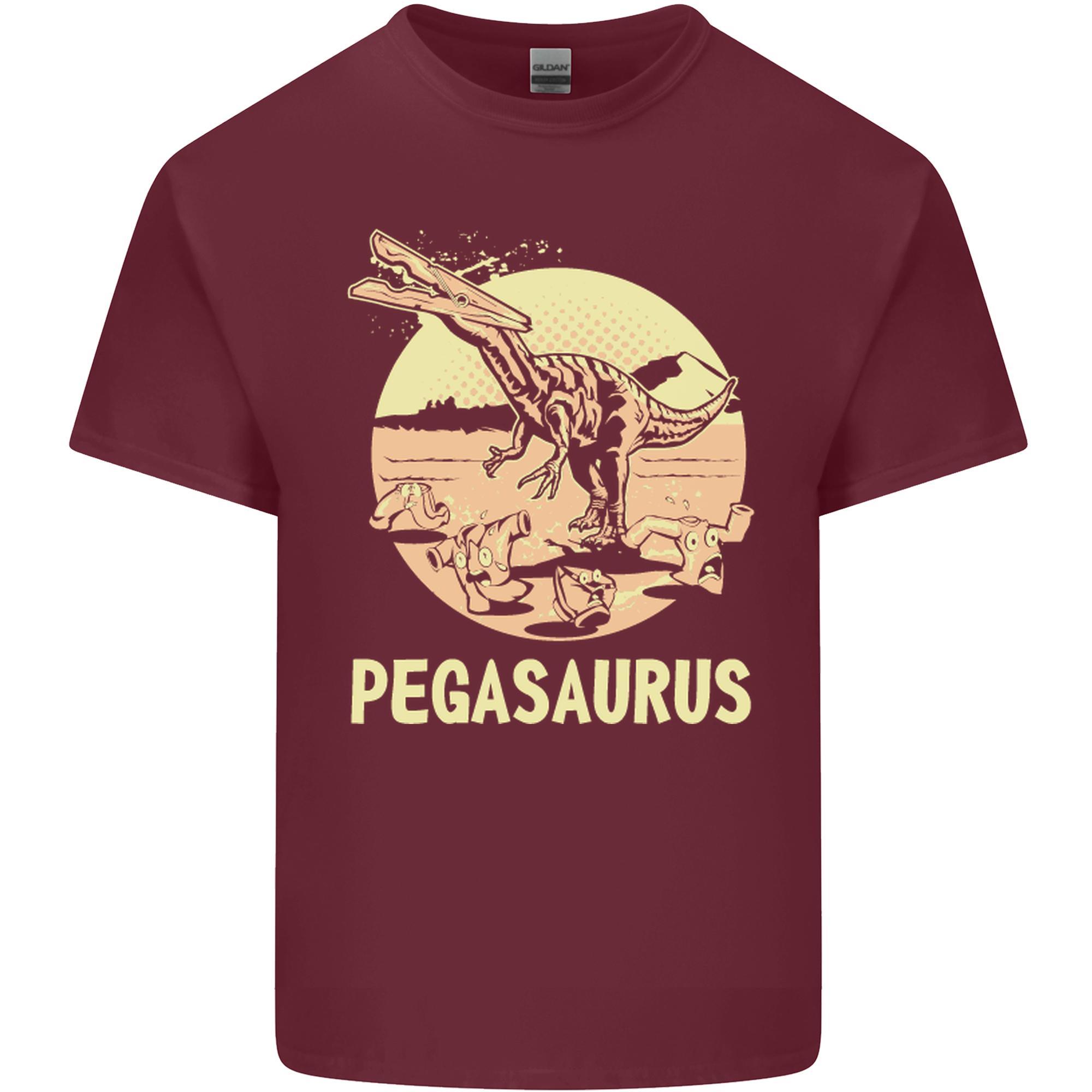 Pegasaurus Dinosaur TRex Funny Unisexs Light Cotton TShirt S