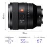 SONY SEL50F14GM FE 50mm GM Standard Prime Lens for G Master Digital SLR Cameras F1.4 Full-Frame [E-Mount]