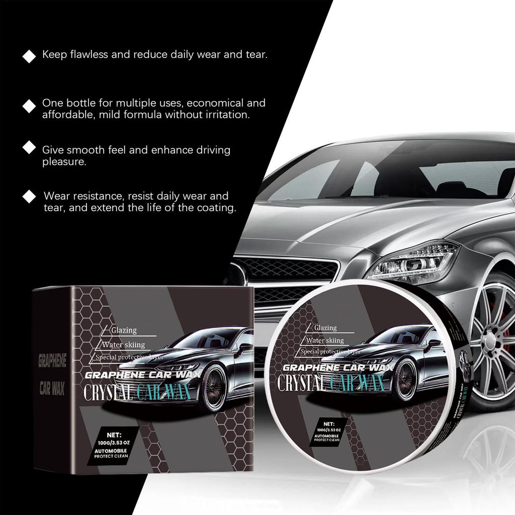Car Scratch Repair 100g Gentle Portable Long Lasting Coating Wax Car Scratch Removal Wax For Scuffs Bird Droppings Tree Sap