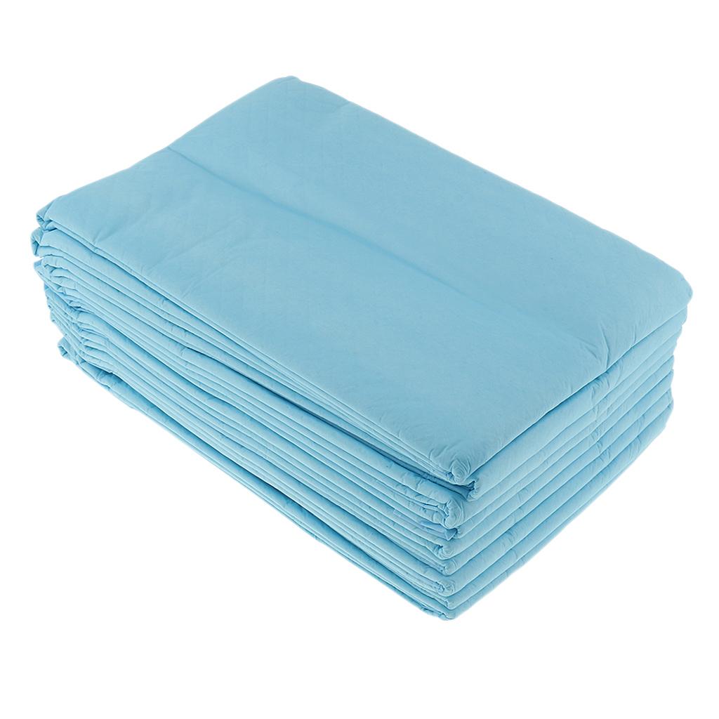 Disposable Incontinence Bed Pads Protection Sheet Mattress Covers Blue Waterproof Incontinence Protector Bed Wetting Mattress