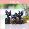 Kikis Lieferservice Jiji Cartoon Schwarze Katze Modell Für Terrarium Mikrolandschaft Geschenkidee
