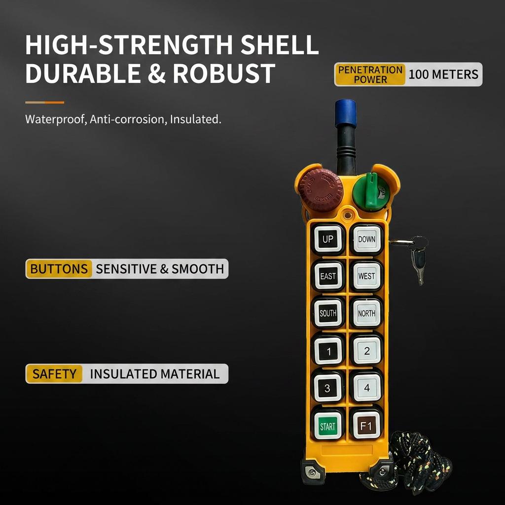Remote Control for Overhead & Gantry Cranes F2412D