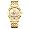 Fashion Men'S Watch, Simple Atmospheric Tourbillon Quartz Watch Fashion Business Steel Belt Watch