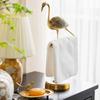 Barras de Toalla de Latón Portatoallas de Mano Estante de Toallas Vertical Sin Agujeros Estante de Almacenamiento para Encimera de Baño Joyería Decoración de Baño