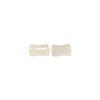 Mortal Elf Frosted Glass Beads - Round Tube Spacers for DIY Bracelets & Necklaces