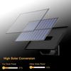 160/106 LED Solar Motion Light Outdoor Separate Panel Solar Flood Lights 3 Light Modes for Garden Garage Waterproof Wall Lights