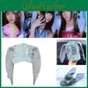 Omg Newjeans Hanni Danielle Round Top Baseball Cap With Rabbit Ears For Summer