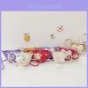 Adorable Korean Style Cartoon Woven Children's Bag With Bowknot And Floral Design