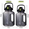Large Capacity Men Water Kettle 1.8L/3L Travel Bottles Scientific Drinking Gym Cycling Cup  Fitness