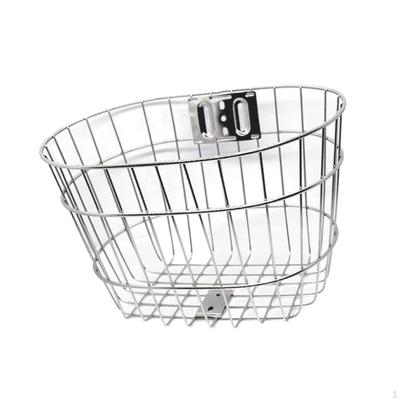 Bicycle Basket Electrombic with Large Capacity Metal Wire Equipped The Shopping