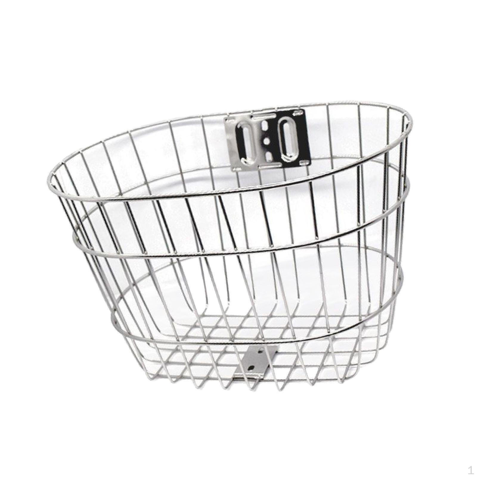 Bicycle Basket Electrombic with Large Capacity Metal Wire Equipped The Shopping