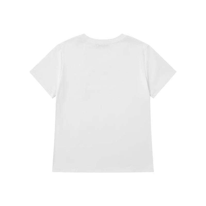 American Retro Gothic Star V-neck Short-sleeved T-shirt Women's Summer New Versatile Loose and Thin Top