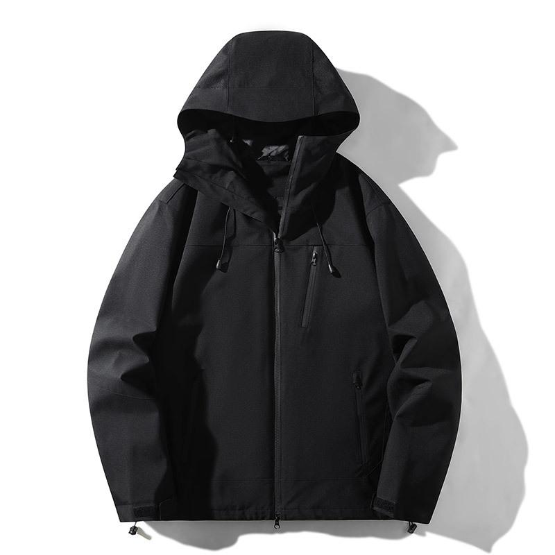 

Отдельная одежда Куртка Мужская и женская Куртка для пары Тренч Пальто Повседневная спортивная одежда 4XL чёрный