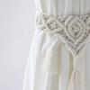 Boho Curtaintiebacks med beadfringe Gardiner Tilbehør Makrame Dekorativ Gardin Tau Farmhouse Dekor for romdekorasjon