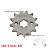 428 Type Motorcycle Engine Small Chain Sprocket, 10-19 Teeth Variable Speed Freewheel Modification Gear Parts