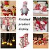 Colorful Thick Needle Jacquard Knitted Fabric Christmas Sewing Fabric For Diy Dolls Clothing Or Home Textile Decoration TJ1302
