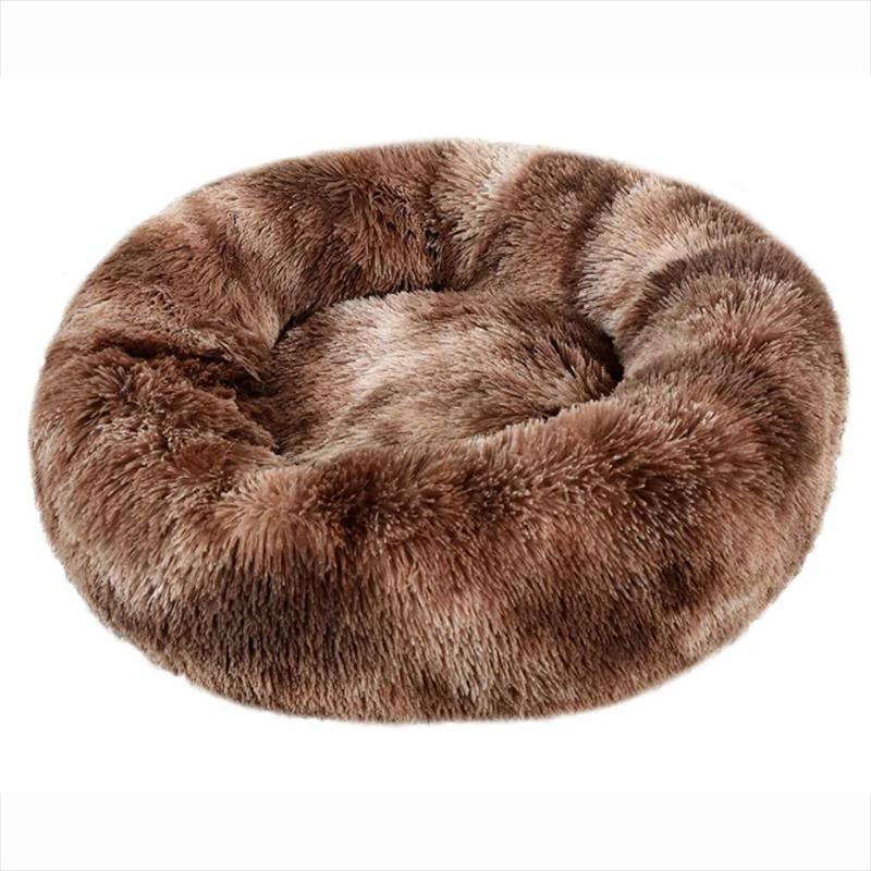 40-90 cm 6 Misure Rotonda Cama per Animali Domestici per Cani di Taglia Grande Super Morbida Cama per Gatti Peluche Casa per Cani per Cani di Taglia Media Inverno Caldo Dormire