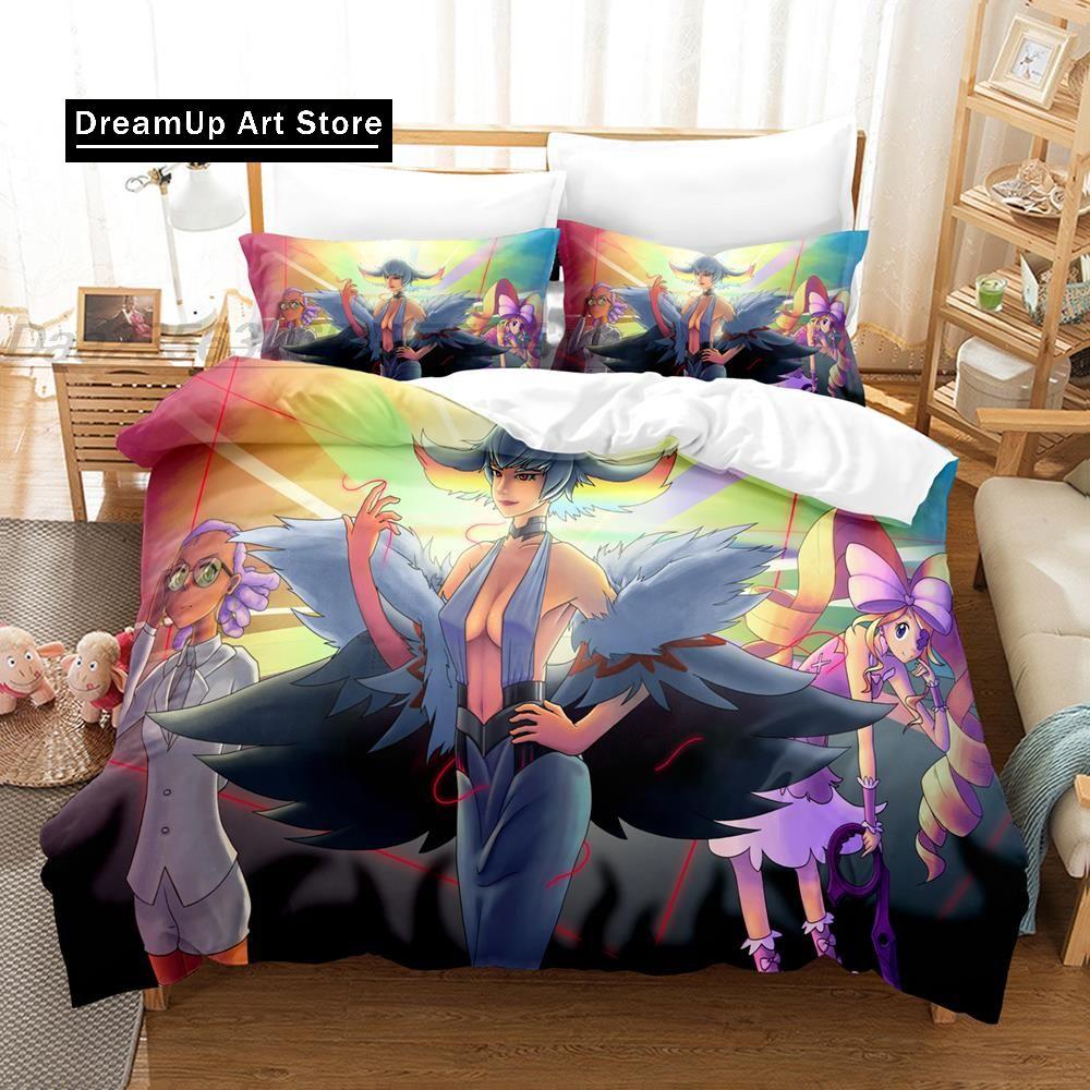 

Модный 3D-принт с героями мультфильмов KILL La KILL Комплект постельного белья Single Twin Full Queen King Size Комплект постельного белья Adult Kids Bedroom Наборы пододеяльников EU Single 90x200cm