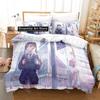 3D Print Granblue Fantasy Bedding Set Single Twin Full Queen King Size Bed Set Aldult Kid Bedroom Duvetcover Sets 3D Print Anime