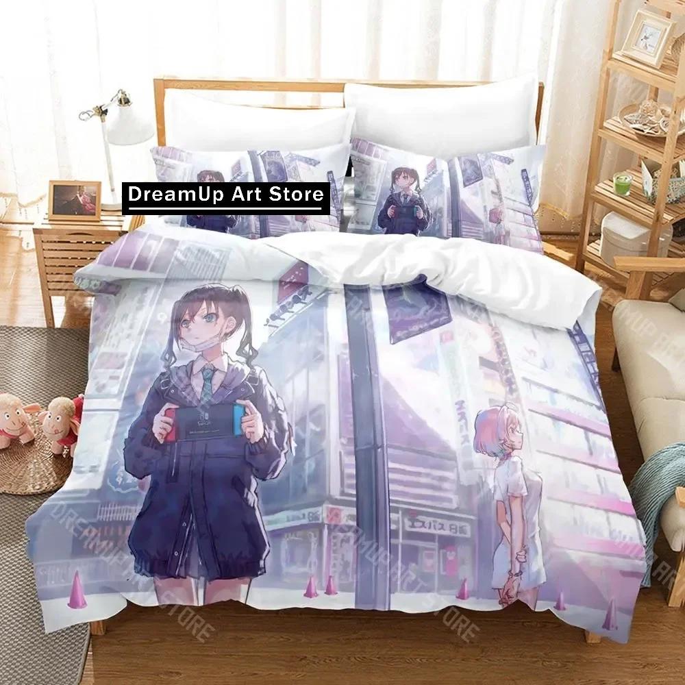 3D Print Granblue Fantasy Bedding Set Single Twin Full Queen King Size Bed Set Aldult Kid Bedroom Duvetcover Sets 3D Print Anime