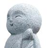 Zen Buddha Sculpture Creative Fish Tank Ornament Resin Figurine Aquarium Decor for Room Bedroom Landscape Fountain Outdoors