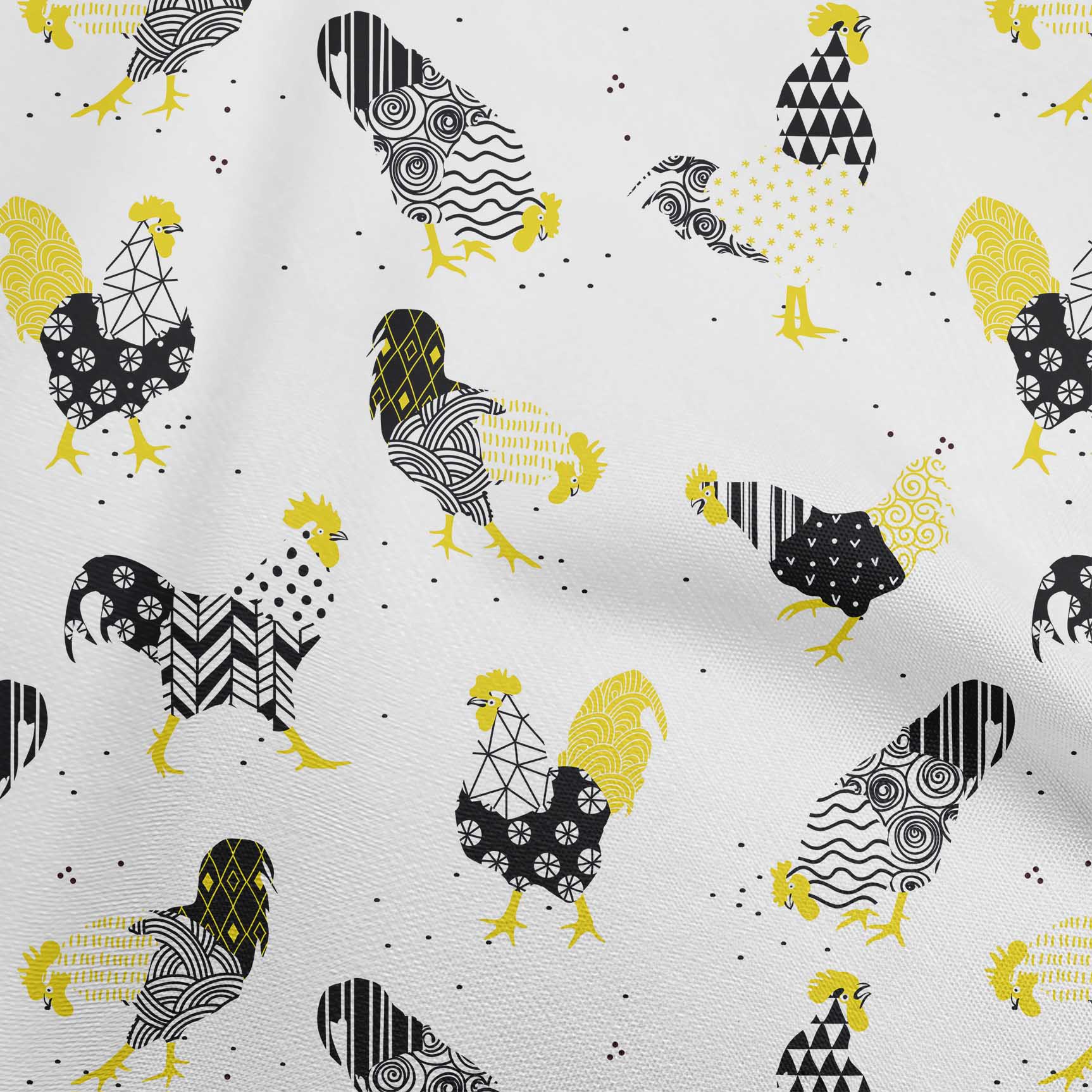 

OneOone Cotton Flex Light Blue Тканина Півень Півень Швейний матеріал Тканина з принтом у дворі 40 дюймів 42 Inch Wide - Viscose Chiffon білий