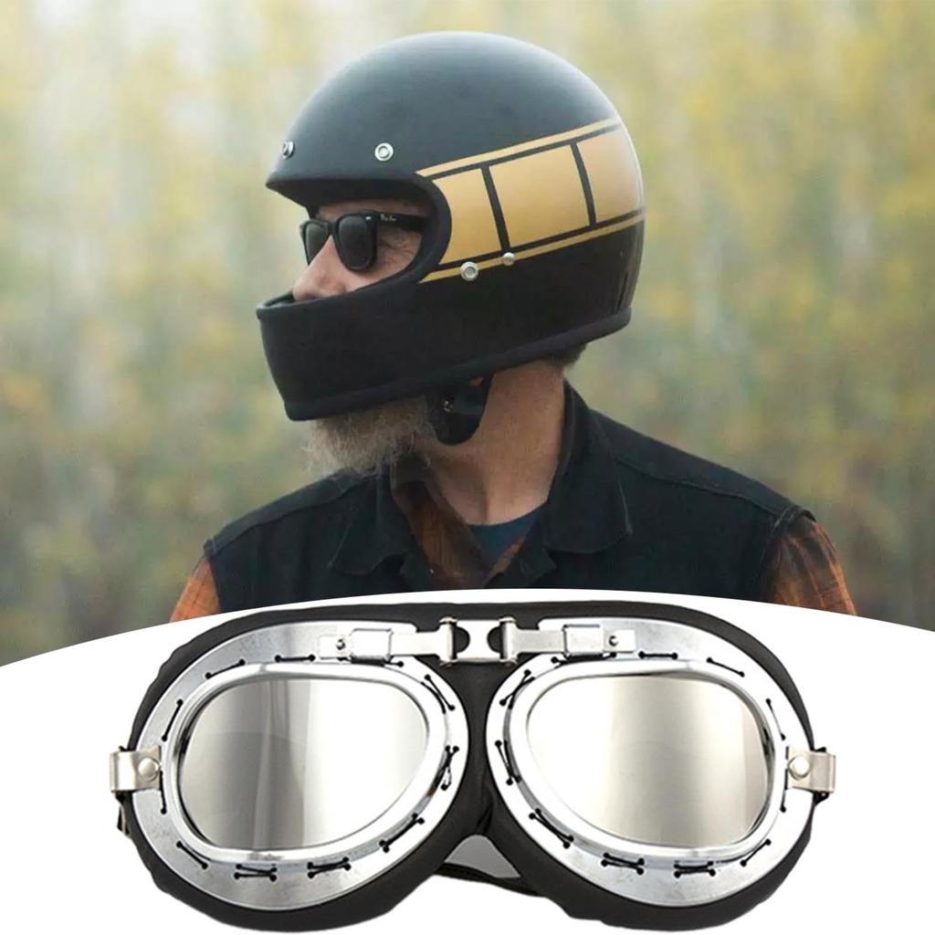 Off Road Goggles, Riding Goggles - Motorcycle Goggles Vintage Motorcycle Riding Goggles - Outdoor