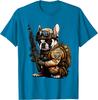Military Bulldog Tactical Frenchie Ready for Action TShirt Short Sleeve Casual  Cotton Shift