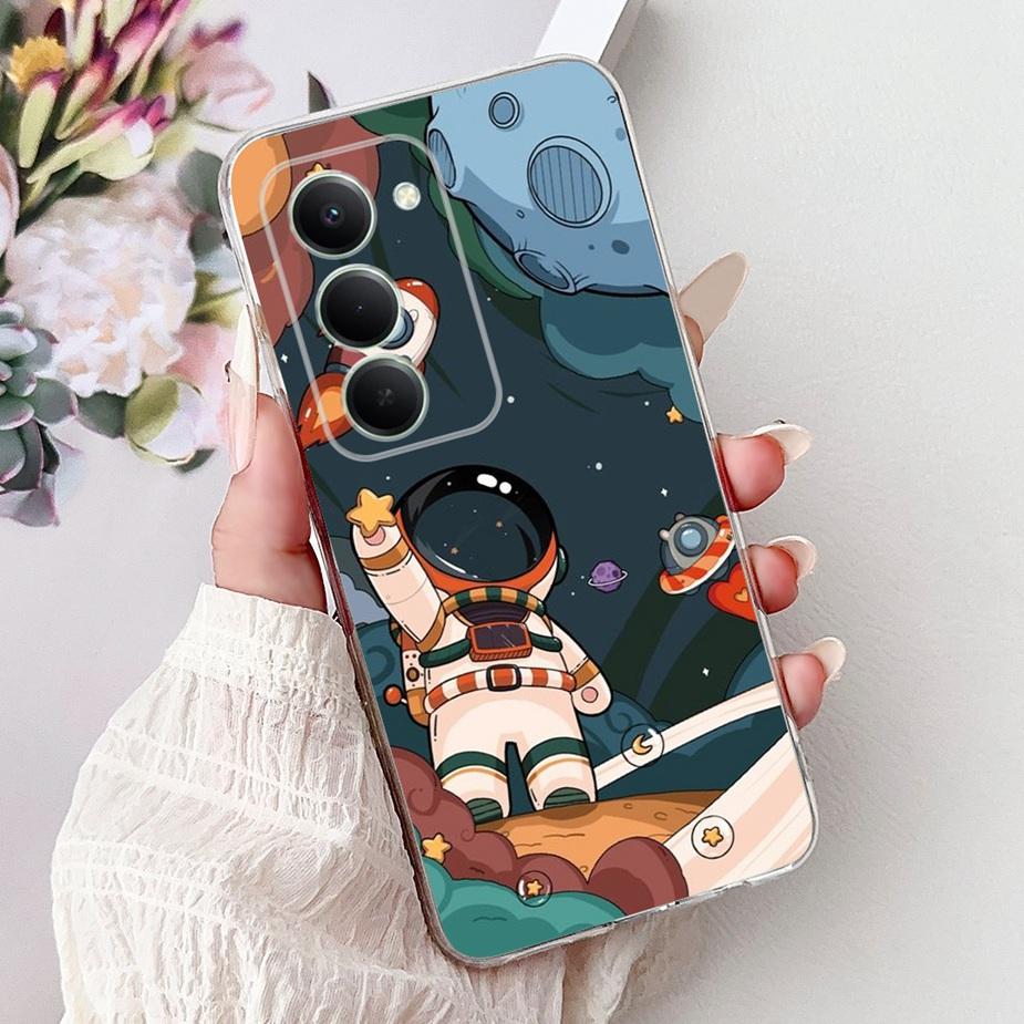 For Xiaomi Redmi 15 5G Case Cute Cat Luxury Painted Cover 6.9'' Soft Slim Phone Case For Xiaomi Redmi 15 Redmi15 4G Fundas Coque