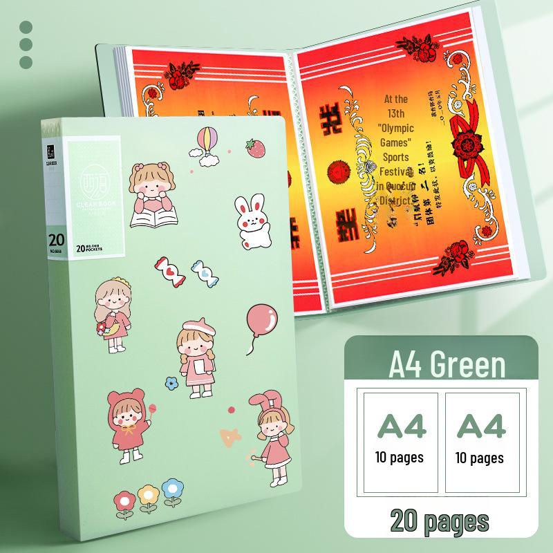 A3/A4 Award Certificate & Art Collection Folder for Kids