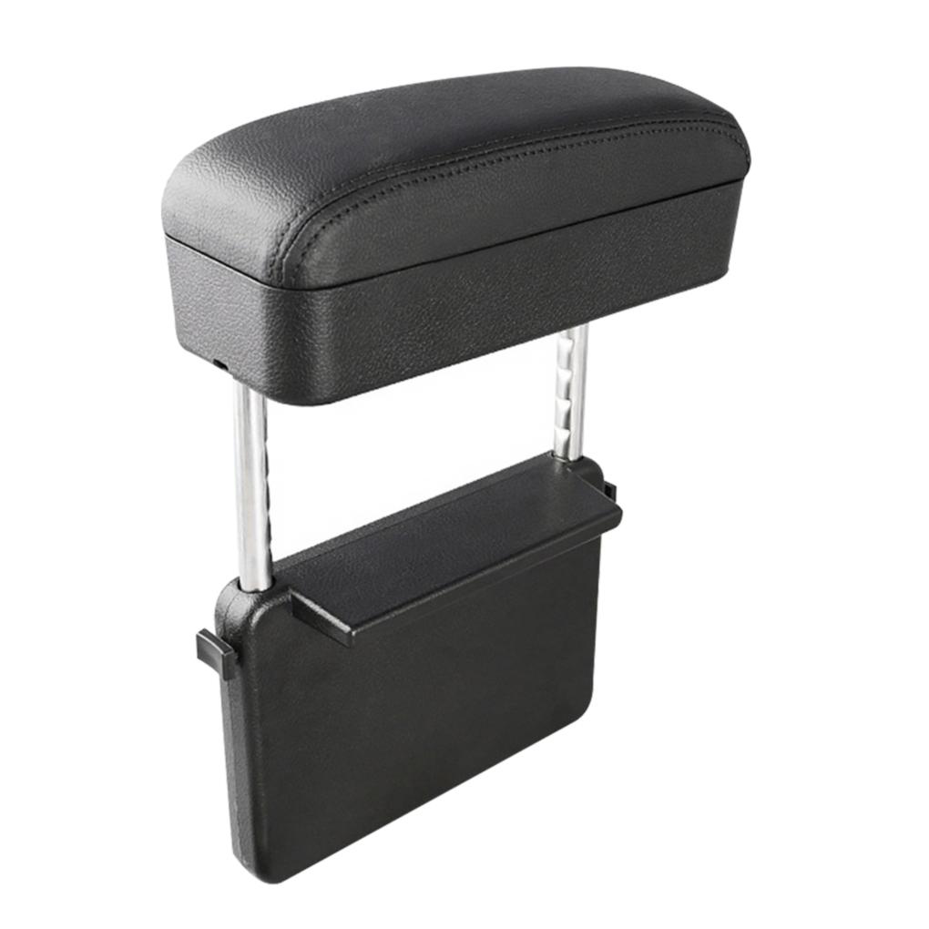 

Подлокотник автомобиля, регулируемая подставка для ног, центральная консоль, подъемник, органайзер для хранения всякой всячины, черный, белый