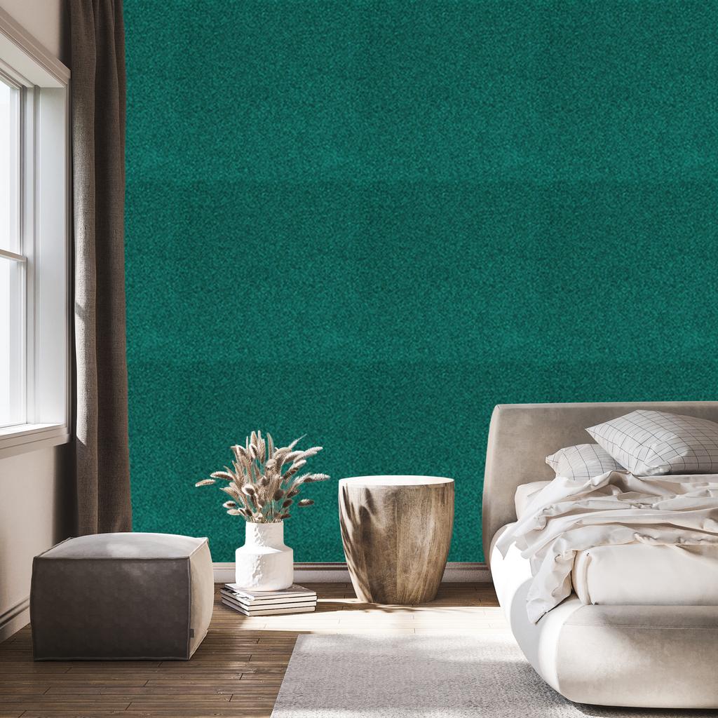 Turquoise and sea glitter wallpaper, turquoise background for living room and bedroom 50x1000