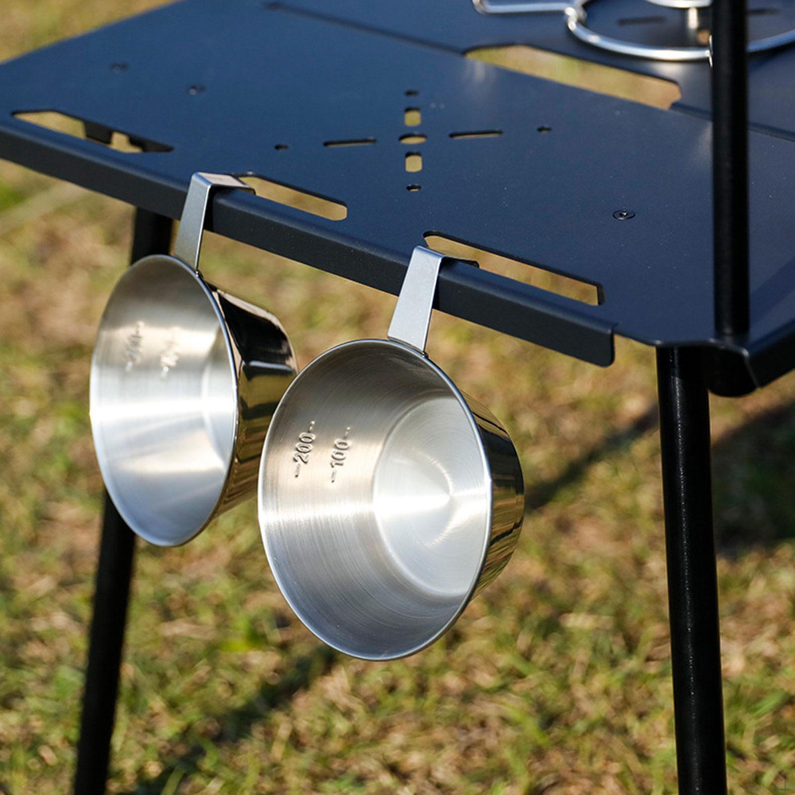 

Camping Table Beach Spacious Folding Sturdy Compact Accessories Carbon Steel for Patio