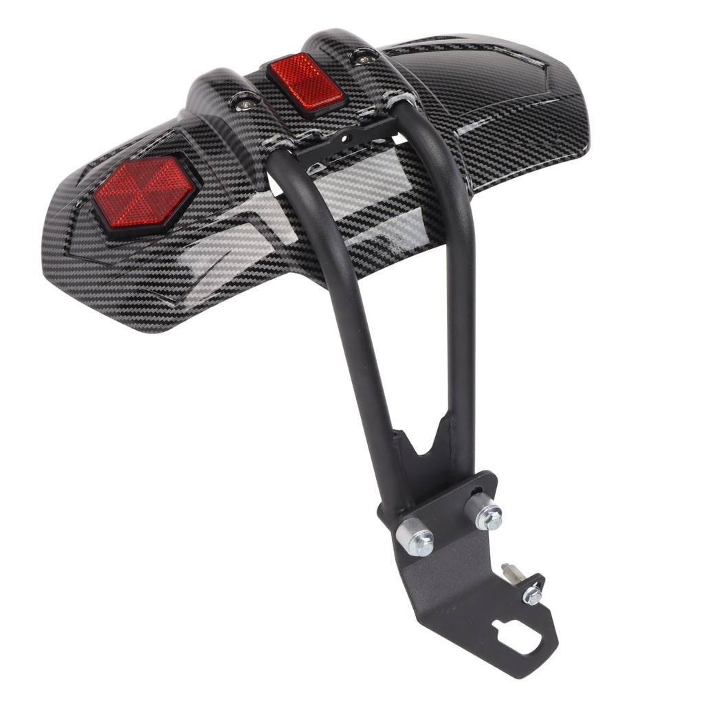Motorcycle Rear Wheel Mudguard Carbon Fibre Style Splash Guard Universal Motorbike Refitting