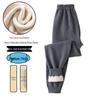Boys' Warm Plus Velvet Thickened Pants: Medium & Large Sizes, Teen One-Piece for Fall/Winter School Wear