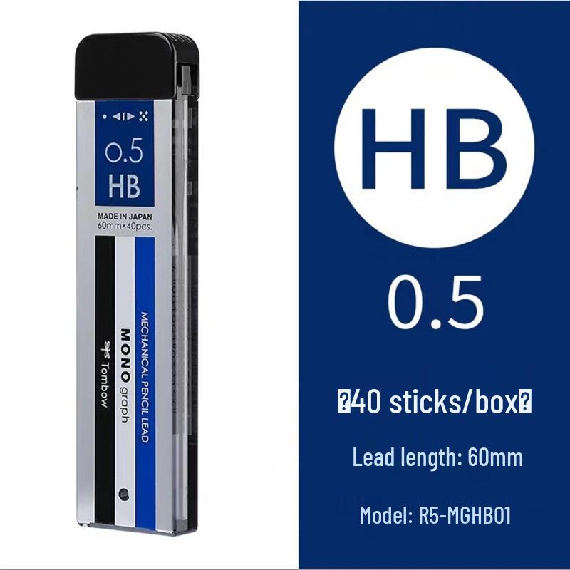 TOMBOW Dragonfly Mechanical Pencil Lead Refill 0.3/0.5mm 2B/HB for R3/R5-MG Pencils